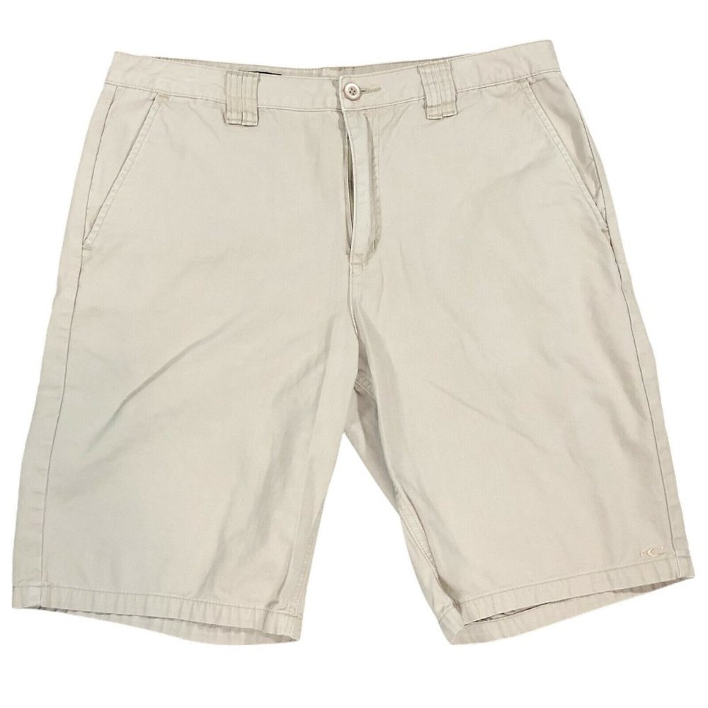 ONeill Khaki Shorts Relaxed Fit Mens Size 34